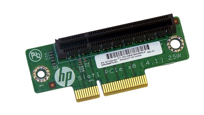 671324-001 - HP 8-Port Low Profile PCI-Express 1U Riser Board